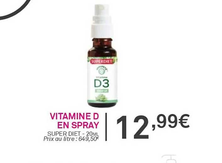 vitamine d en spray super diet