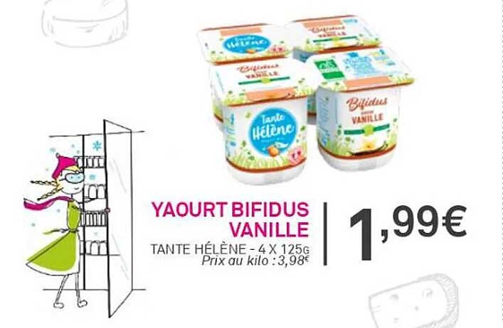 yaourt bifidus vanille tante hélène