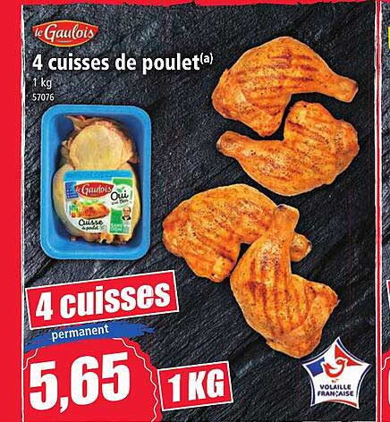 4 Cuisses De Poulet Le Gaulois