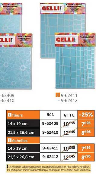 9-62411-9-62412 gelli arts