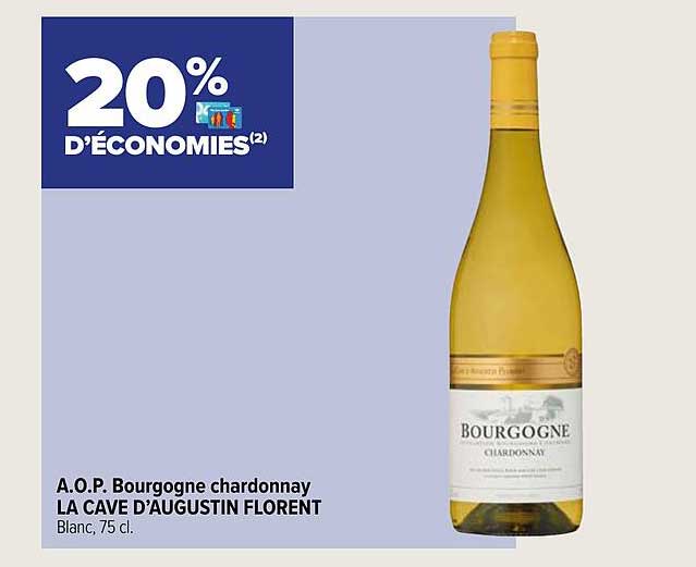 a.o.p. bourgogne chardonnay la cave d'augustin florent