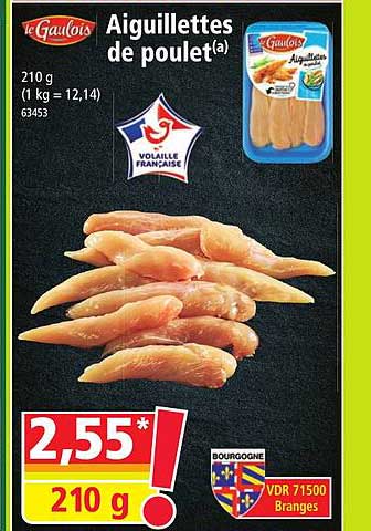 Aiguillettes De Poulet Le Gaulois