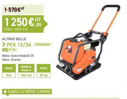 altrad belle pcx 12/36