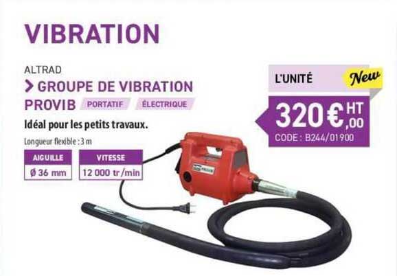 altrad groupe de vibration provib