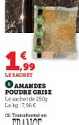 Amandes Poudre Grise