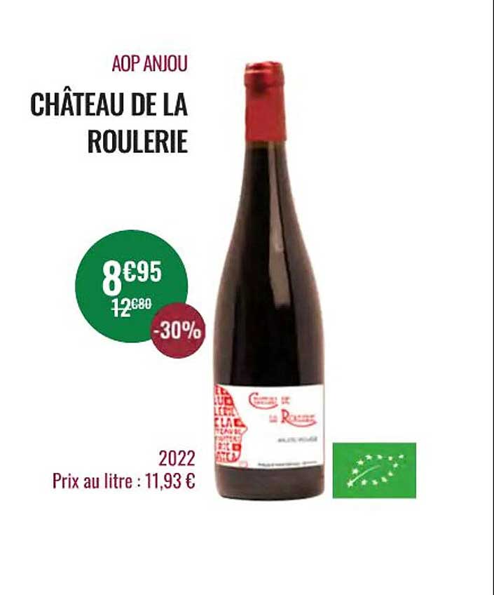 aop anjou château de la roulerie 2022