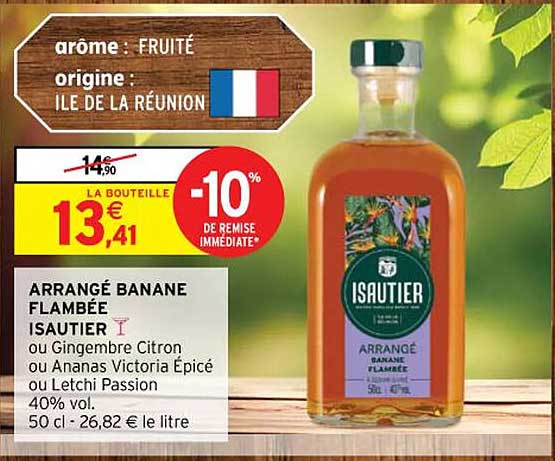 arrangé banane flambée isautier