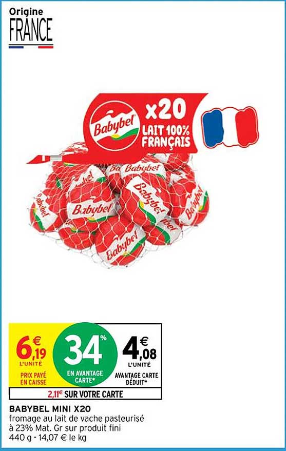 babybel mini x20