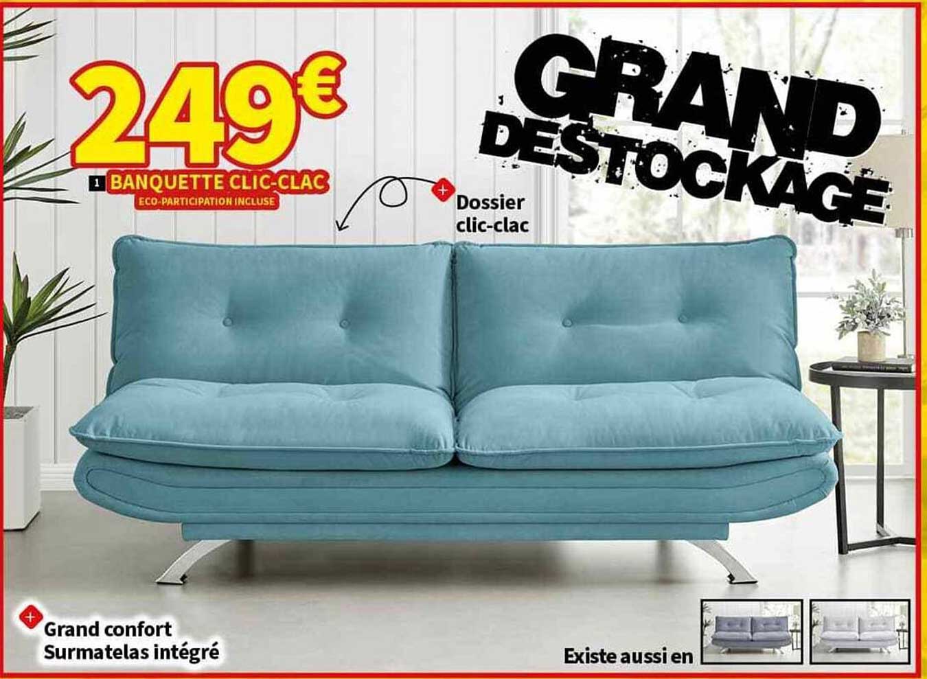 banquette clic-clac