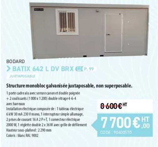 batix 642 l dv brx bodard