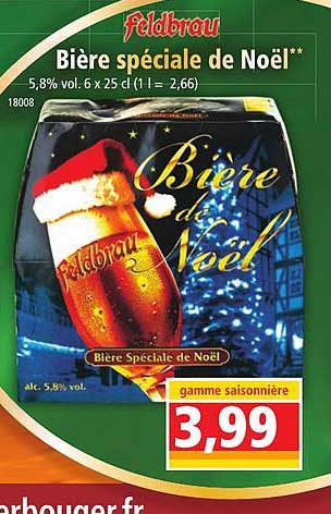 Bière Spéciale De Noël Feldbrau