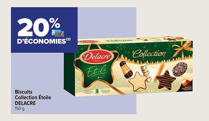 Biscuits Collection étoile Delacre