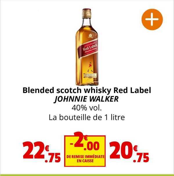blended scotch whisky red label johnnie walker