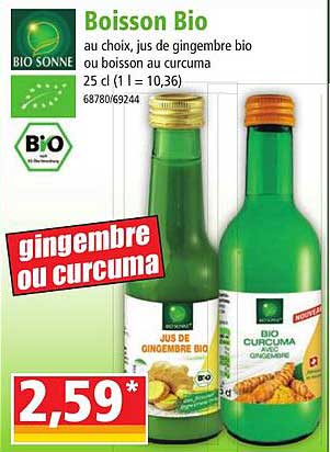 boisson bio bio sonne