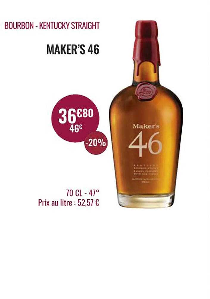 bourbon - kentucky straight maker's 46