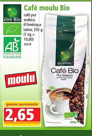 café moulu bio être bio