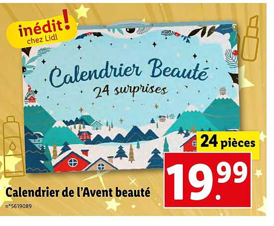 calendrier de l'avent beauté