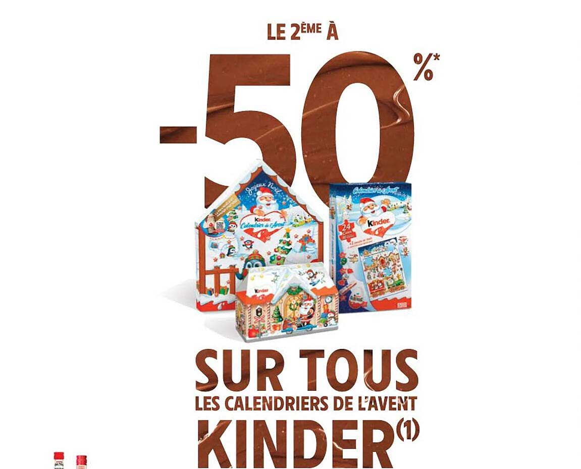calendrier de l'avent kinder