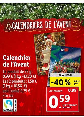calendrier de l'avent