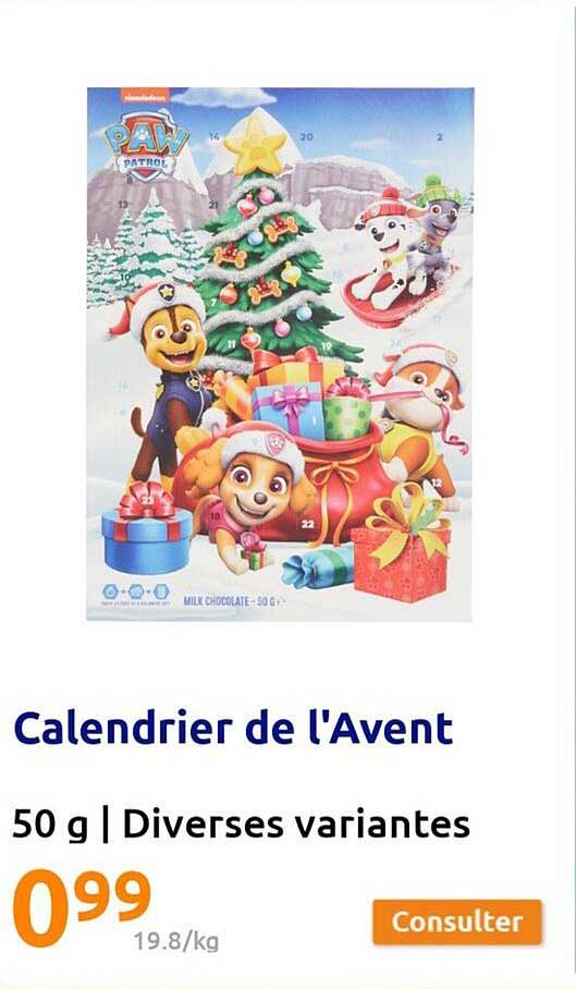 calendrier de l'avent