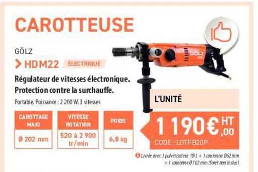 carotteuse gölz