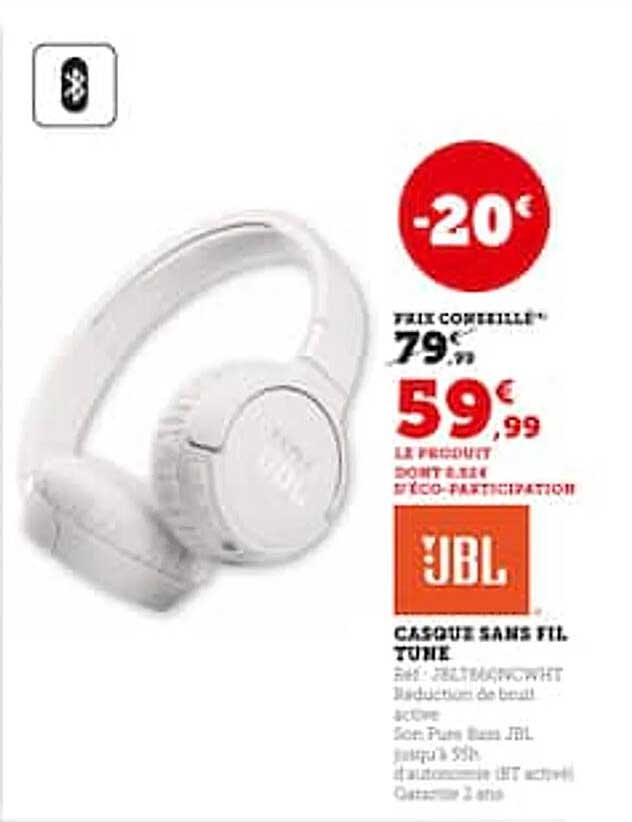 casque sans fil tune jbl