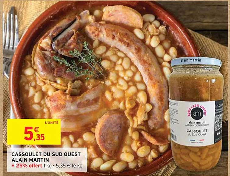 cassoulet du sud ouest alain martin