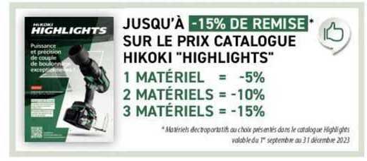 catalogue hikoki "highlights"
