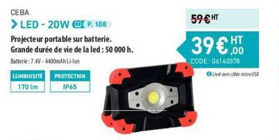 ceba led - 20w