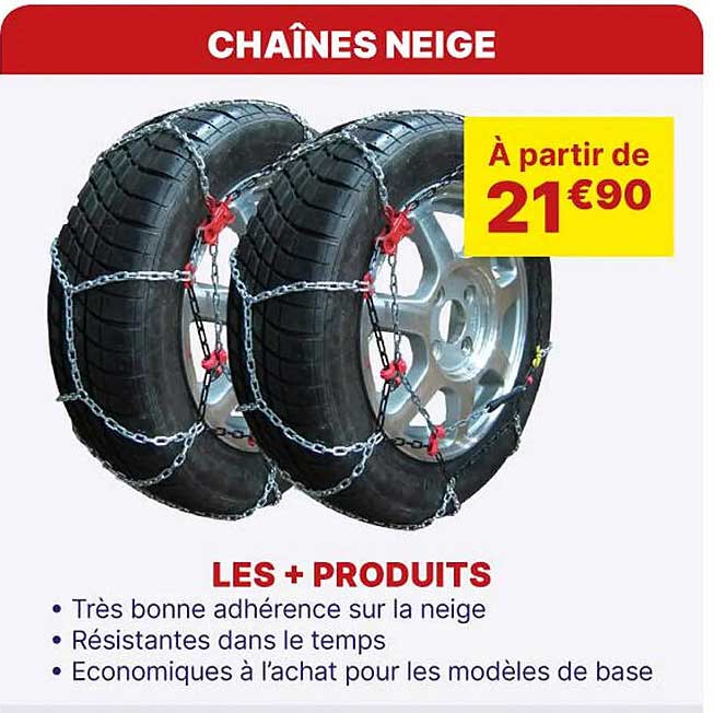 chaînes neige