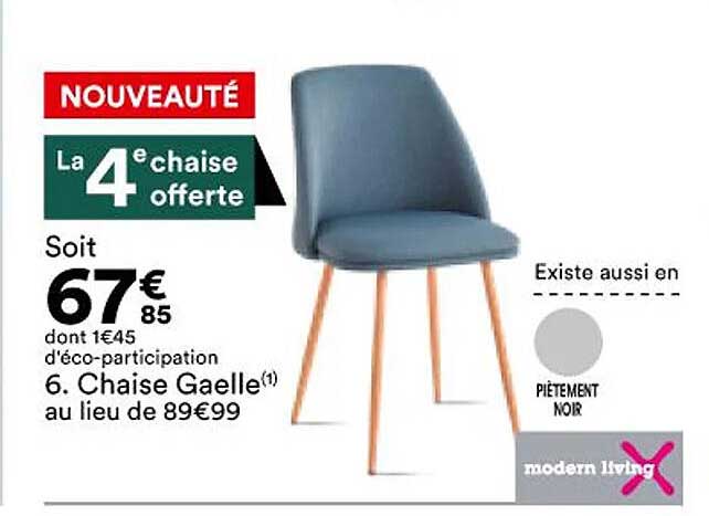 chaise gaelle modern living