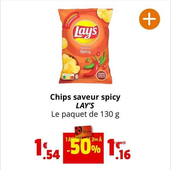 Chips Saveur Spicy Lay's