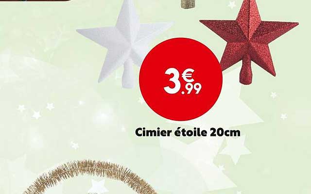 cimier étoile 20 cm