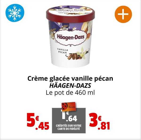 crème glacée vanille pécan häagen-dazs