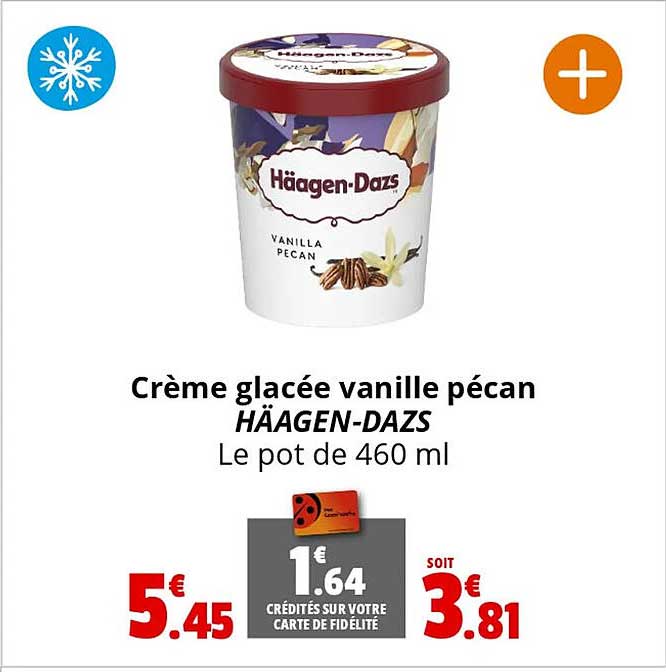 crème glacée vanille pécan häagen-dazs