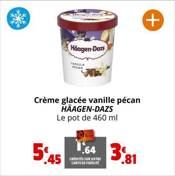 crème glacée vanille pécan häagen-dazs