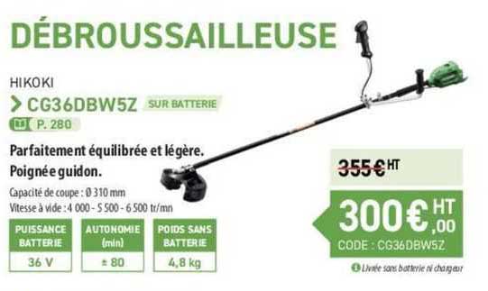 débroussailleuse hikoki