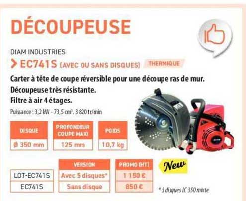 découpeuse diam industries