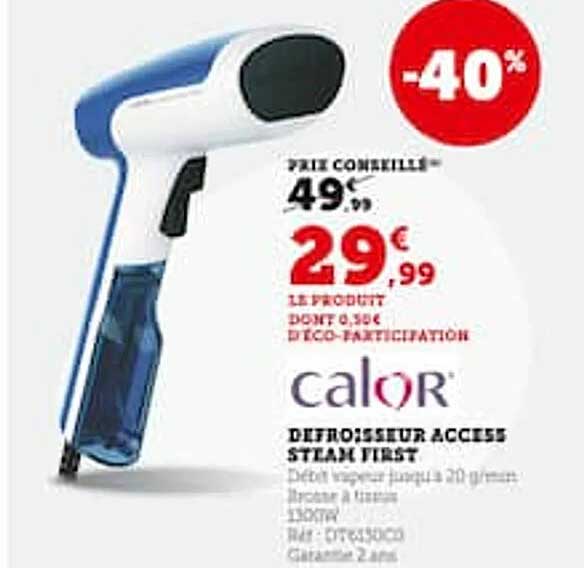 Défroisseur Access Steam First Calor