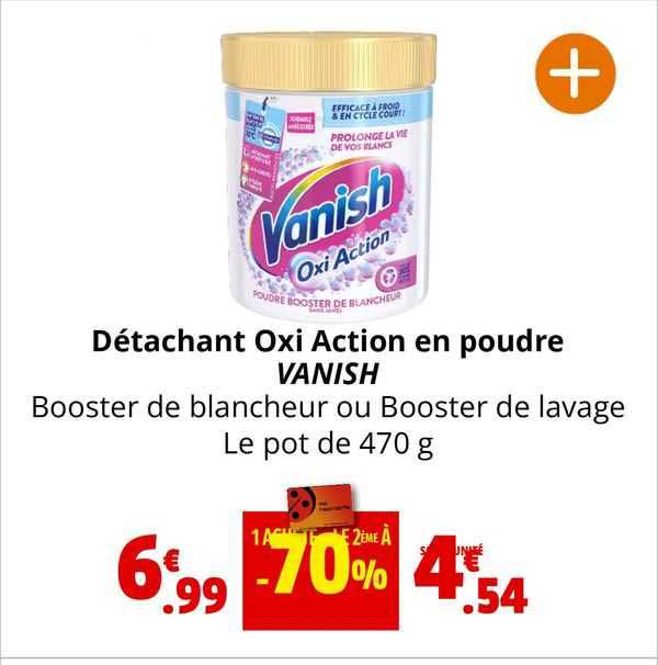 Détachant Oxi Action En Poudre Vanish