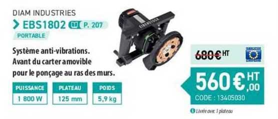 diam industries ebs1802