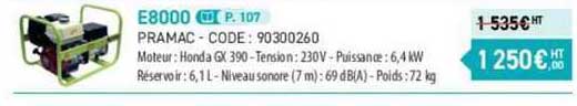 e8000 pramac