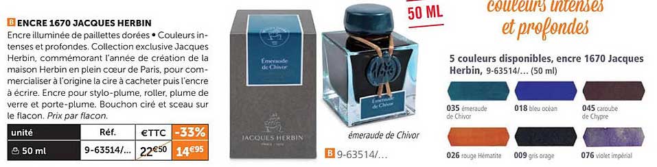 encre 1670 jacques herbin