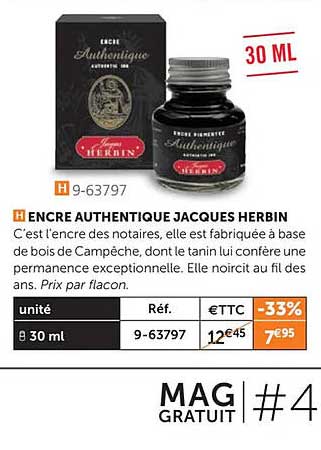 encre authentique jacques herbin