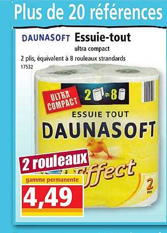 essuie-tout daunasoft
