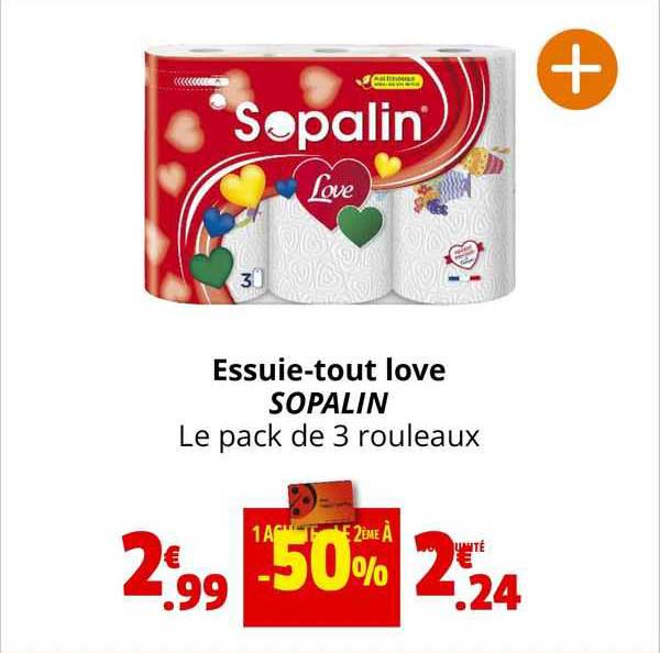 essuie-tout love sopalin