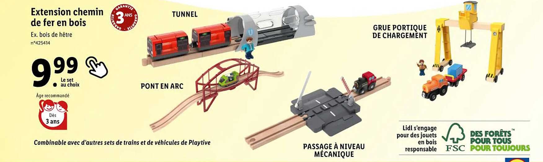 extension chemin de fer en bois