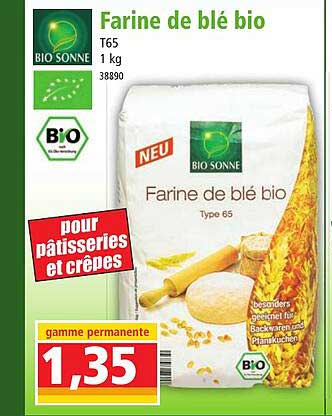 farine de blé bio bio sonne