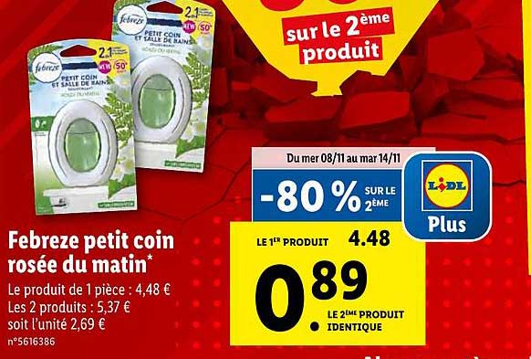 Febreze Petit Coin Rosée Du Matin