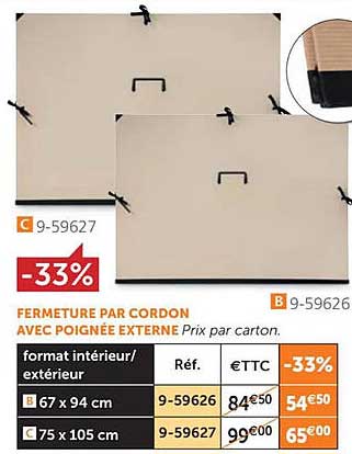 fermeture par coron avec poignée externe
